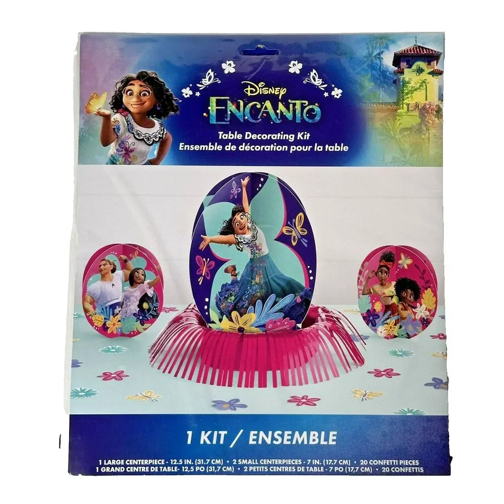 Encanto Birthday Party Decor Reusable Straws Centerpieces BannerFoil Balloon NEW